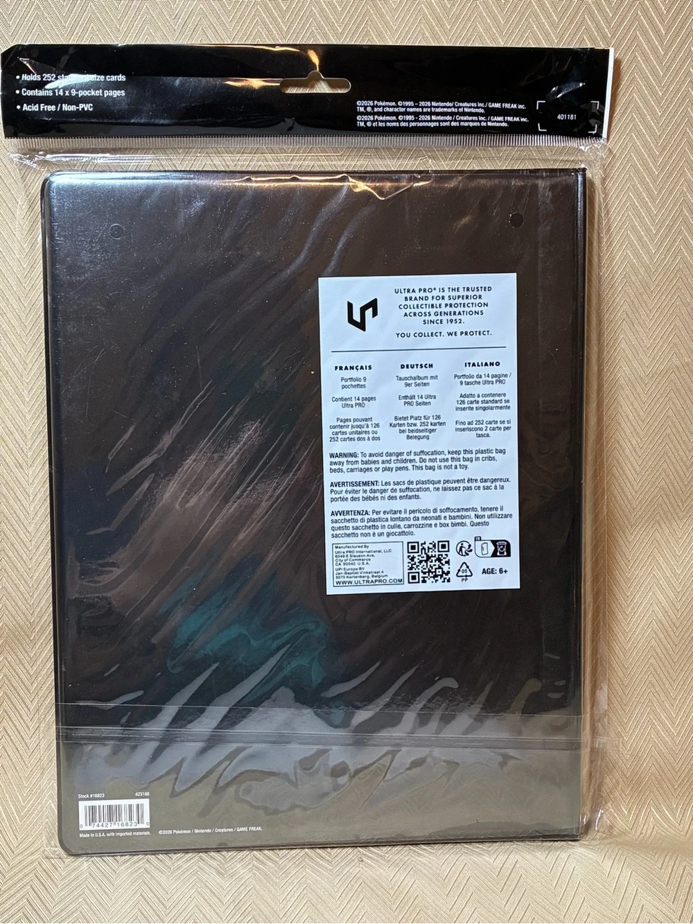Pokémon 9-Pocket Portfolio Card Binder New